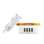 Carregador Desktop de 4 Usb Rápido Com Função Abajur - Imagem 3