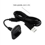 Controle  joystick - Xbox 360 + bateria e cabo - Imagem 8