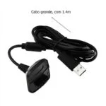 Controle joystick - Xbox 360 + bateria e cabo - Imagem 8