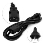 Cabo de força tripolar para fonte pc monitor - Imagem 2