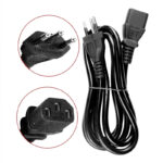 Cabo de força tripolar para fonte pc monitor - Imagem 3