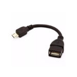 Cabo micro (v8) usb para otg usb fêmea