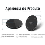 Carregador Sem Fio Wirelles Rápido por Indução - Imagem 6