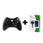 Controle  joystick - Xbox 360 + bateria e cabo - Imagem 2
