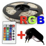 Fita Led 5m Ultra Rgb 3528 Prova D’agua + Controle + Fonte