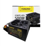 Fonte de alimentação 500w real foneng 24p atx hdw-0002