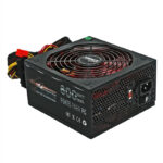 Fonte 600w real atx gamer pc leds Internos bivolt silencioso - Imagem 2