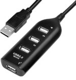 Adaptador Usb 4 Portas Hub Extensor Ampliador Usb Pc