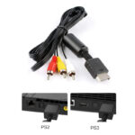 Cabo av rca áudio e vídeo - playstation ps1 ps2 e ps3 - Imagem 7