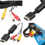 Cabo av rca áudio e vídeo - playstation ps1 ps2 e ps3 - Imagem 4