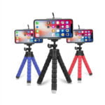 Mini tripé portátil celular suporte flexível tripé celular - Imagem 2