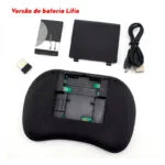 Mini teclado wireless bluetooth touchpad iluminado sem fio - Imagem 3