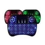 Mini teclado wireless bluetooth touchpad iluminado sem fio - Imagem 8