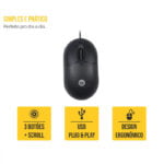 Mouse usb óptico com fio - 0106 - Imagem 6