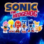 Bonecos sonic kit com 6 conjunto action figure