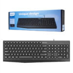Teclado unique philips internacional - confortável e ergonômico k313
