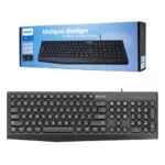 Teclado unique philips internacional - confortável e ergonômico k313