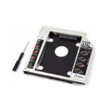 Adaptador caddy dvd para segundo hd ou ssd 2.5 sata 9.5mm e 12,7mm - Imagem 2
