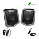 Caixa de som 6w xc-cm-05 usb/p2 - Imagem 2