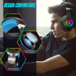 Fone de ouvido preto ozeino ZW1 pro - Imagem 2