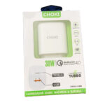 Carregador Turbo Usb + Tipoc 38w Choki Quick Charger 4.0 - CG408