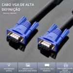 Cabo Vga Para Vga Flexível 1.5 M - LEY-215